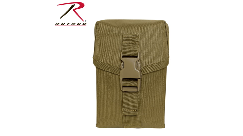 Rothco MOLLE II 100 Round Saw Pouch, Coyote Brown, 4652-CoyoteBrown
