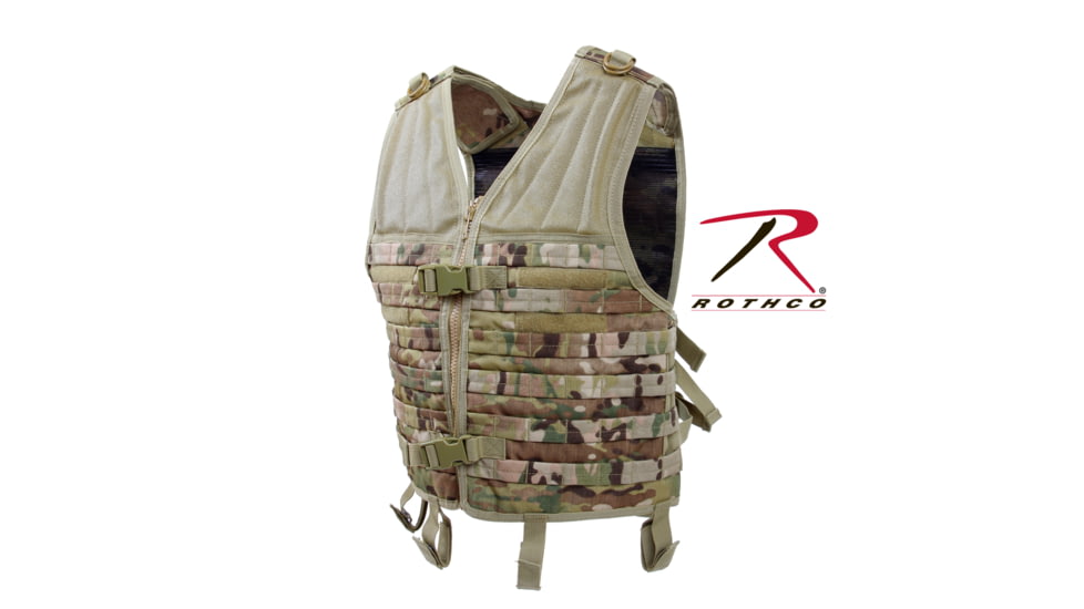 Rothco MOLLE Modular Vest, MultiCam, Oversized, 66384-MultiCam-Oversized