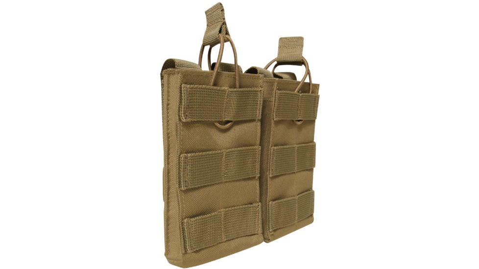 Rothco MOLLE Open Top Double Mag Pouch, Coyote Brown, 31004-CoyoteBrown