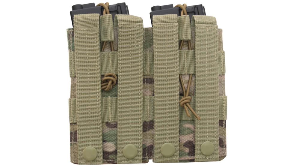 Rothco MOLLE Open Top Double Mag Pouch, MultiCam, 31006-MultiCam