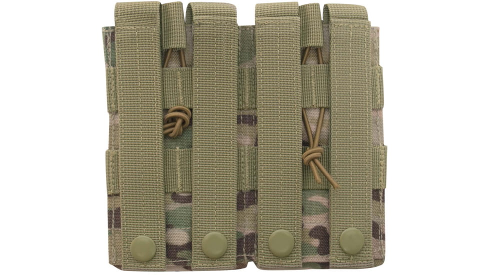 Rothco MOLLE Open Top Double Mag Pouch, MultiCam, 31006-MultiCam