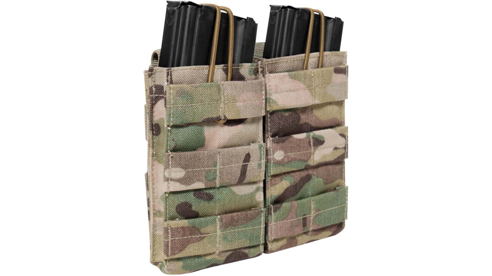 Rothco MOLLE Open Top Double Mag Pouch, MultiCam, 31006-MultiCam