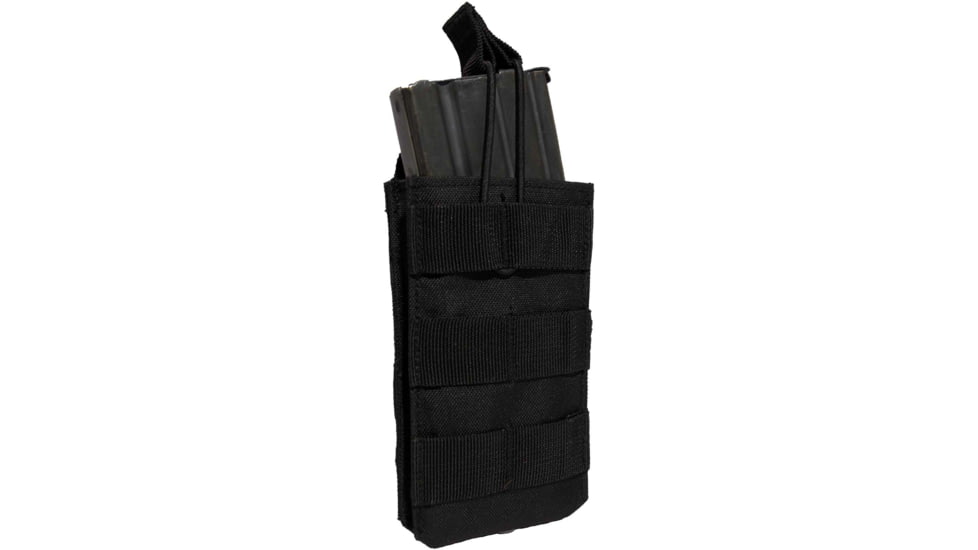 Rothco MOLLE Open Top Single Mag Pouch, Black, 31002-Black