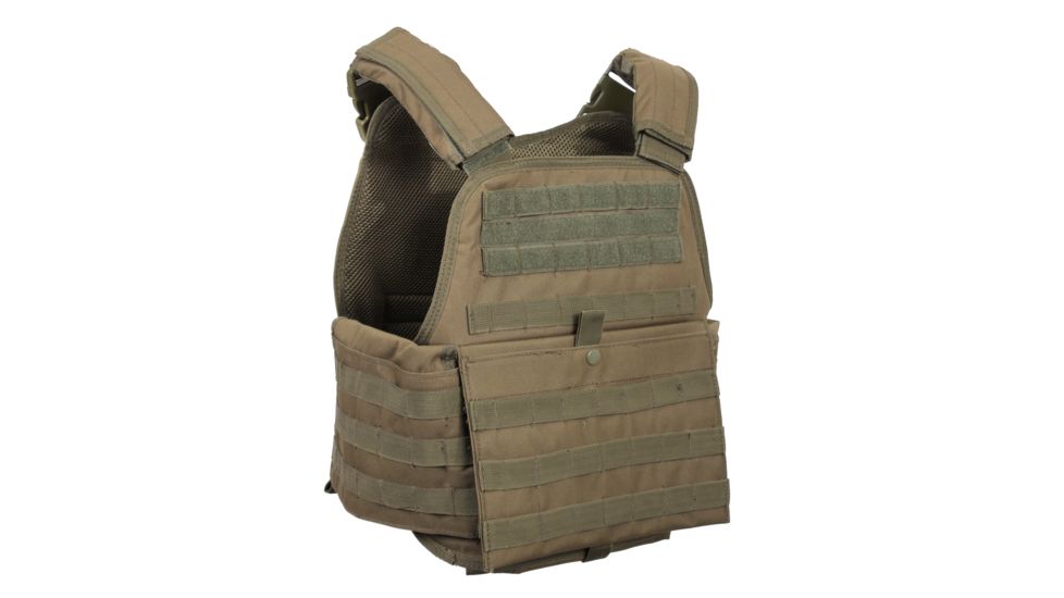 Rothco Molle Plate Carrier Vest - Reject Olive Drab, R8924