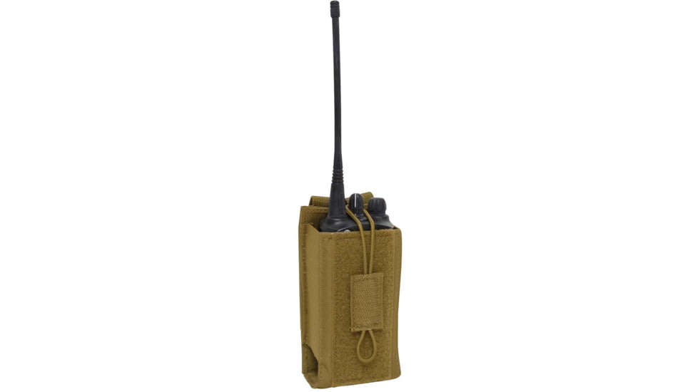 Rothco MOLLE Universal Radio Pouch 4449, Coyote Brown, 3899-CoyoteBrown