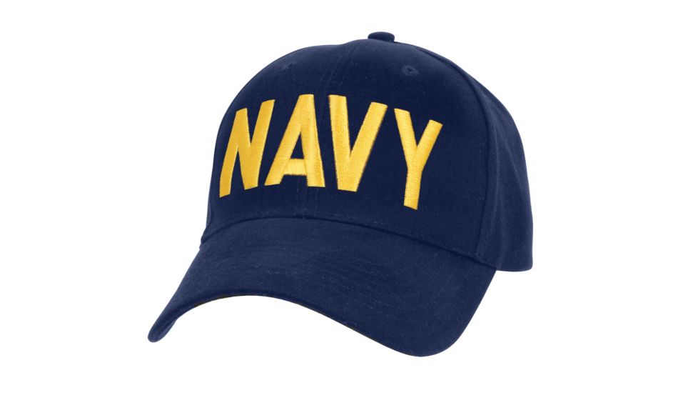 Rothco Navy Supreme Low Profile Insignia Cap, Navy Blue, 9290-NavyBlue