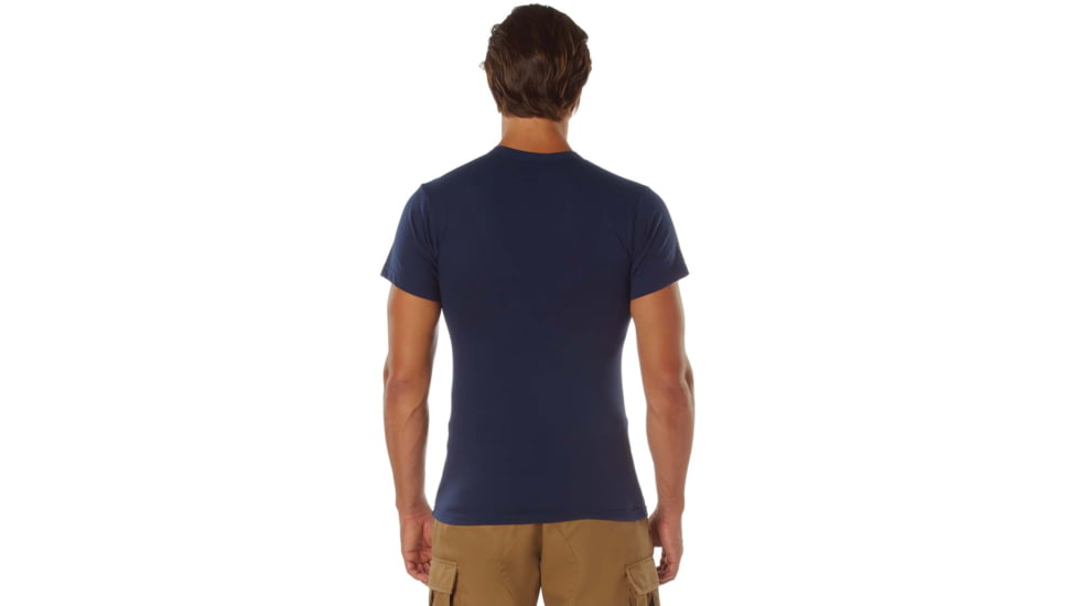 Rothco NAVY T-Shirt - Navy Blue, Large, 10866-L