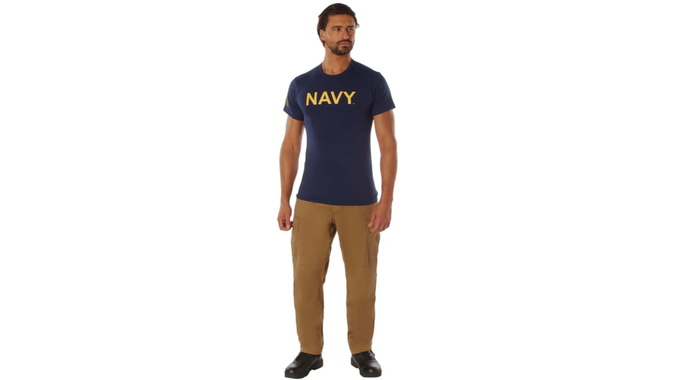 Rothco NAVY T-Shirt - Mens, Navy Blue, Large, 10866-L