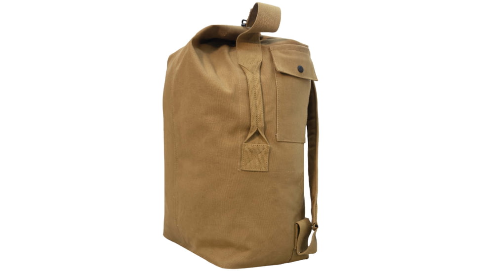 Rothco Nomad Canvas Duffle Backpack, Coyote Brown, 24850-CoyoteBrown