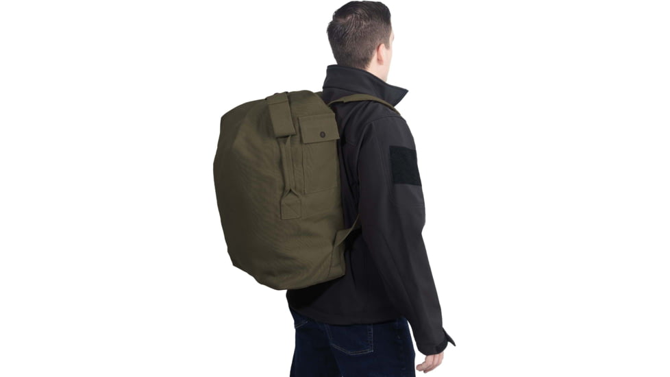 Rothco Nomad Canvas Duffle Backpack, Olive Drab, 24851-OliveDrab