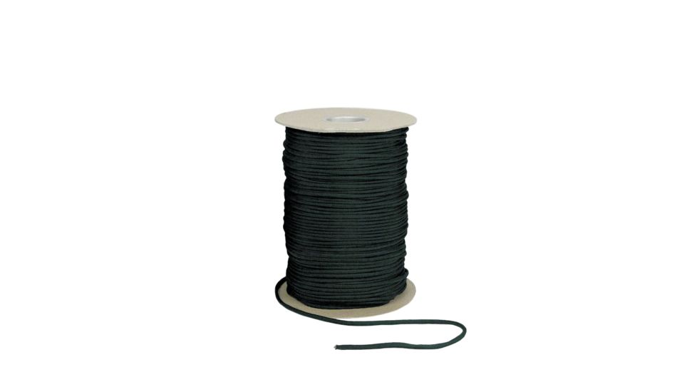 Rothco Nylon Paracord 550lb 1000 Ft Spool, Black, 304-Black