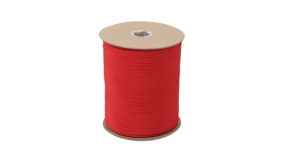 Rothco Nylon Paracord 550lb 1000 Ft Spool, Red, 223-Red