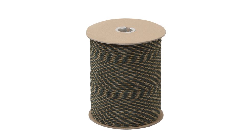 Rothco Nylon Paracord 550lb 1000 Ft Spool, Woodland Camo, 217-WoodlandCamo