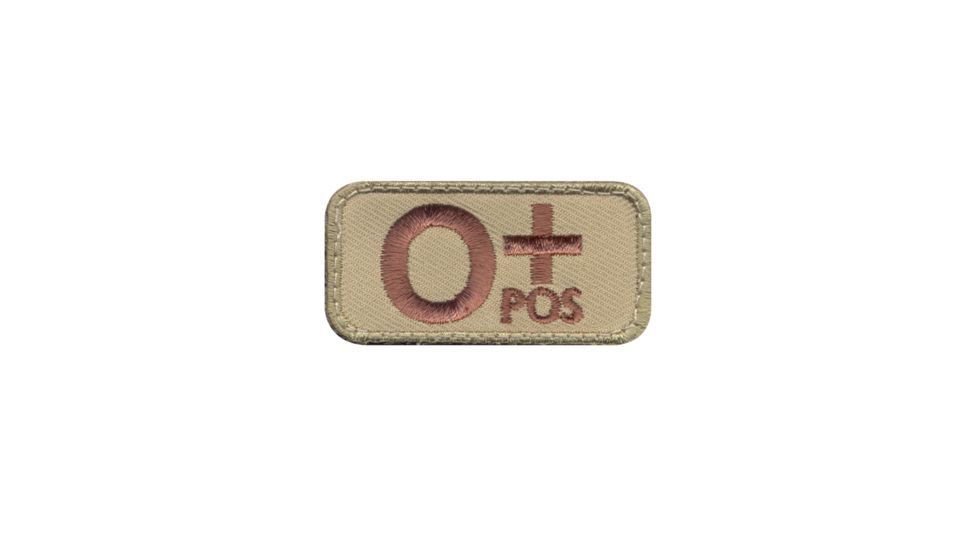 Rothco O Positive Blood Type Morale Patch, 73191