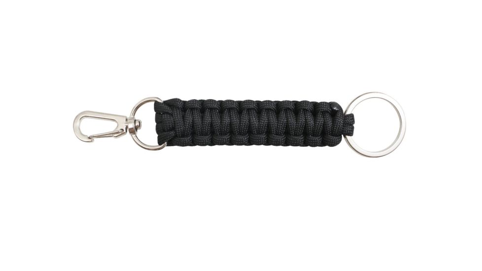 Rothco Paracord Keychain, Black, 959-Black