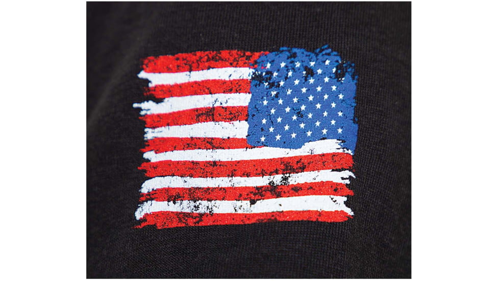 Rothco Patriot US Flag T-Shirt - Mens, Black, Small, 1680-S