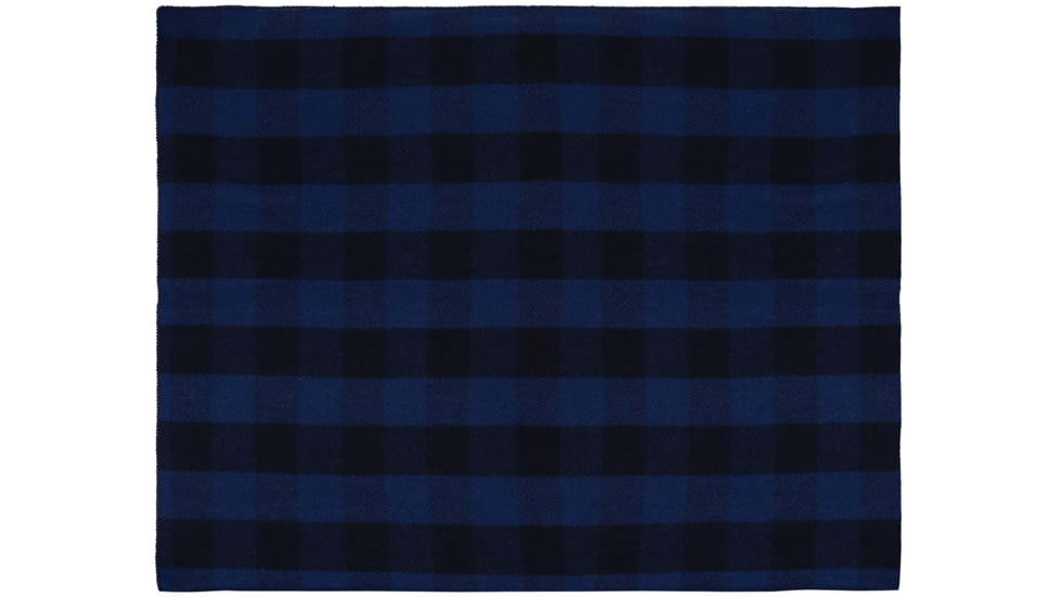 Rothco Plaid Wool Blanket, 62in x 80in, 11460-BluePlaid