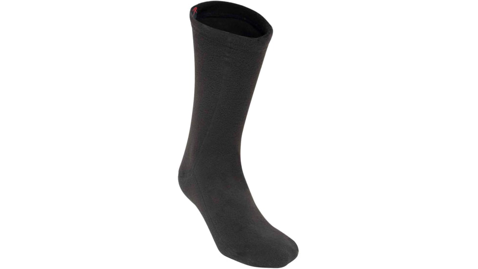 Rothco Polar Fleece Boot Liners, Black, Medium, 3665-Black-M