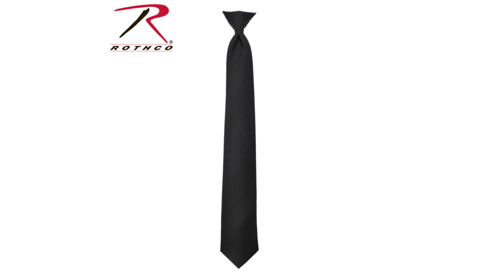 Rothco Police Issue Clip-On Neckties 2313, Black, 16, 30180-Black-16Inches