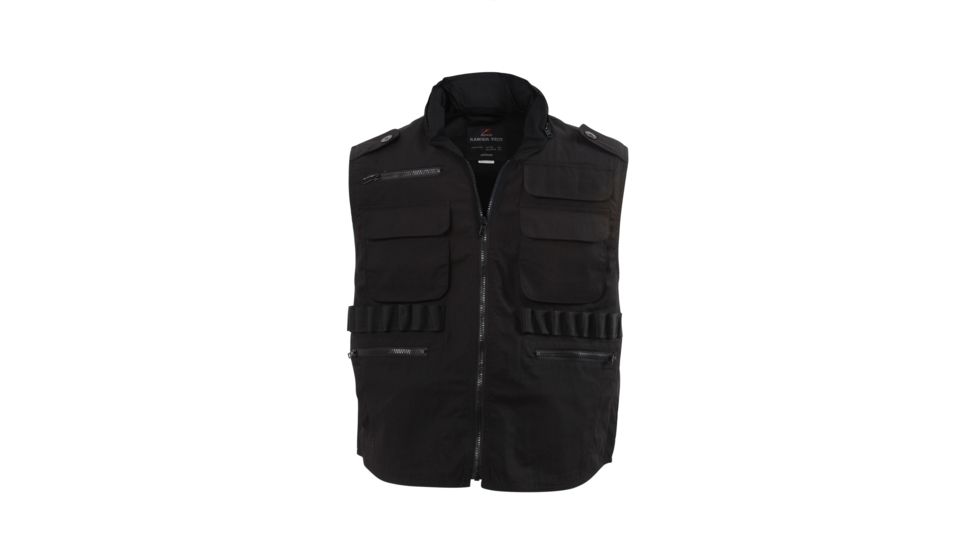 Rothco Ranger Vests, Black, 4XL, 6573-Black-4XL