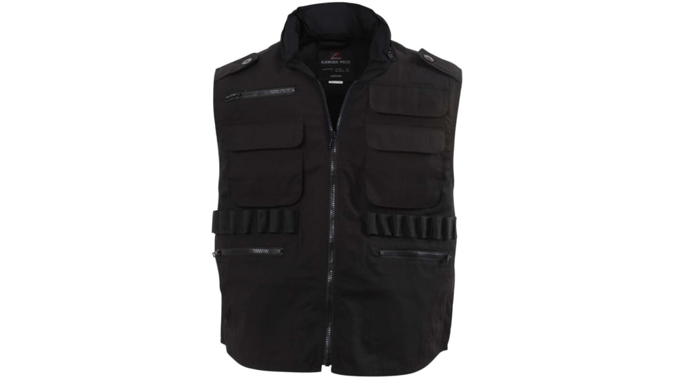 Rothco Ranger Vests, Black, XL, 7557-XL