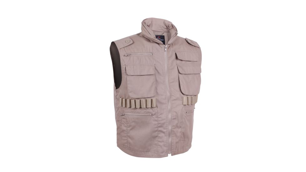 Rothco Ranger Vests, Khaki, Small, 6551-Khaki-S