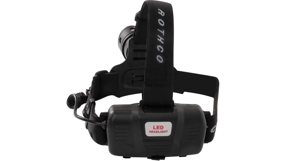 Rothco Rechargeable 1000 Lumen Led Headlamp - Black, 48560