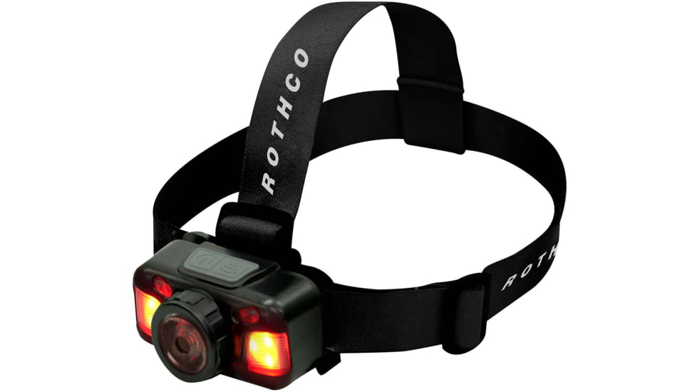 Rothco Rechargeable 600 Lumen Led Headlamp, Black, 28561-Black