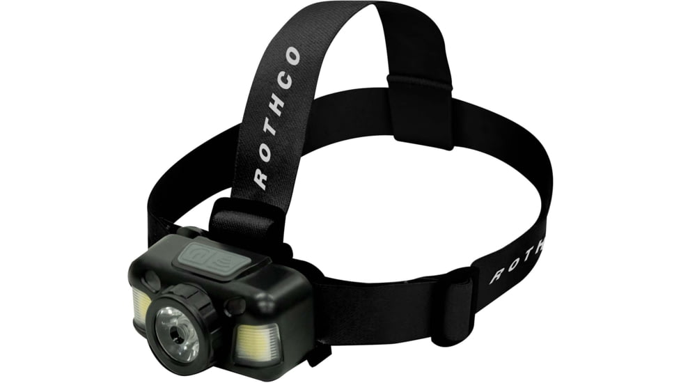 Rothco Rechargeable 600 Lumen Led Headlamp, Black, 28561-Black
