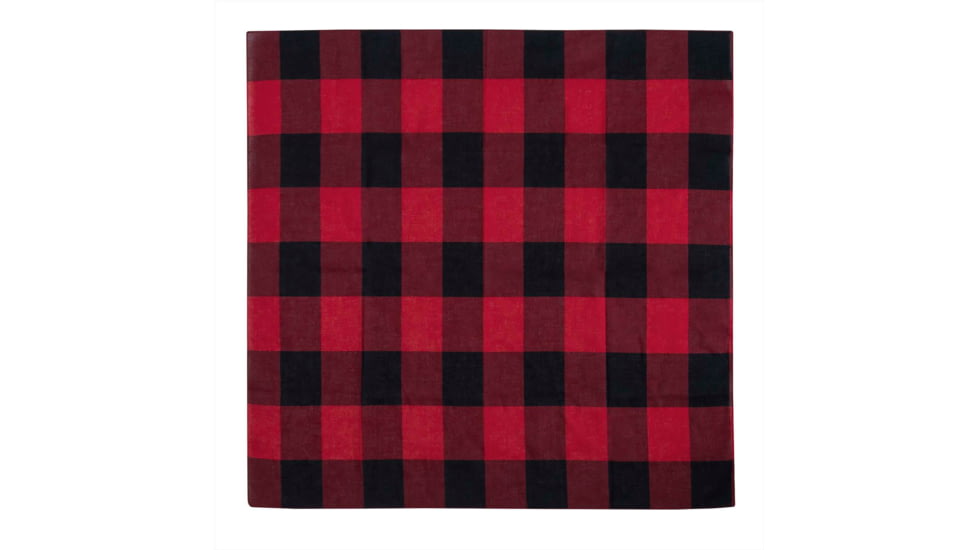 Rothco Red Plaid Bandana, 27in x 27in, 4350
