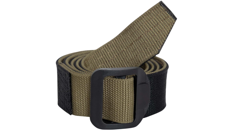 Rothco Reversible Airport Friendly Riggers Belt, Black/Coyote, Small, 3963-S
