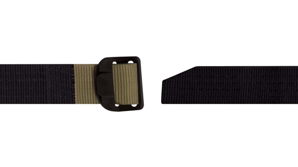 Rothco Reversible Airport Friendly Riggers Belt, Black/Coyote, Small, 3963-S
