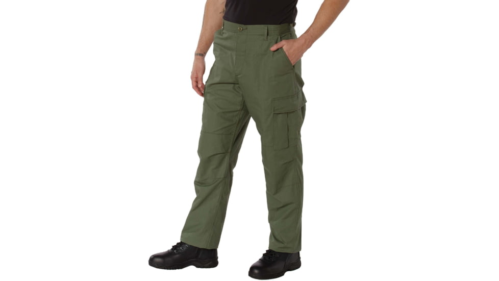 Rothco Rip-Stop BDU Pant, Olive Drab, XS, 5935-XS