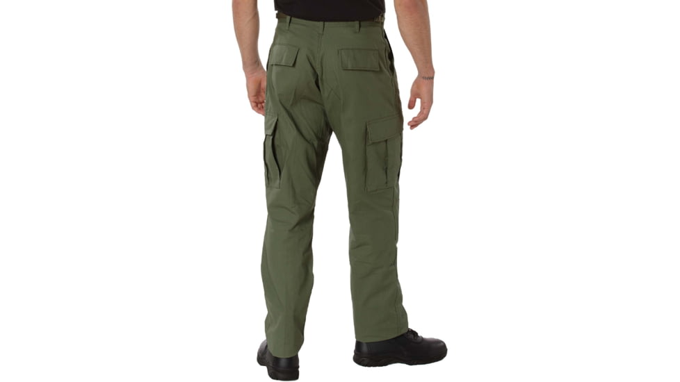 Rothco Rip-Stop BDU Pant, Olive Drab, XS, 5935-XS