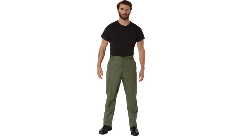 Rothco Rip-Stop BDU Pant, Olive Drab, XS, 5935-XS