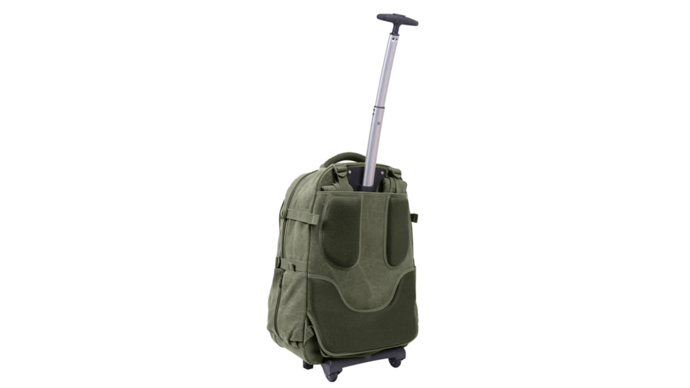 Rothco Rolling Canvas Backpack, Olive Drab, 20057-OliveDrab