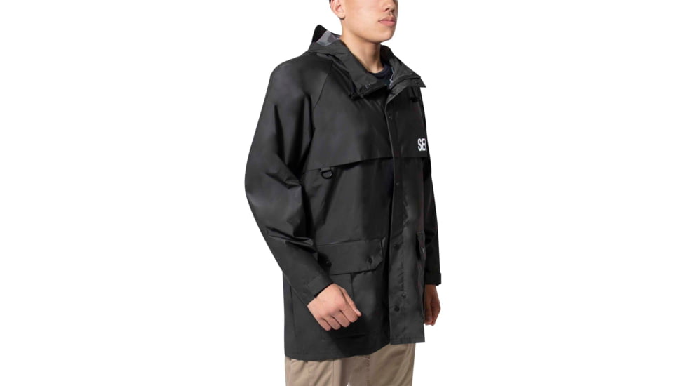Rothco Security Nylon Rain Jacket - Mens, Black, 3XL, 2561-3XL