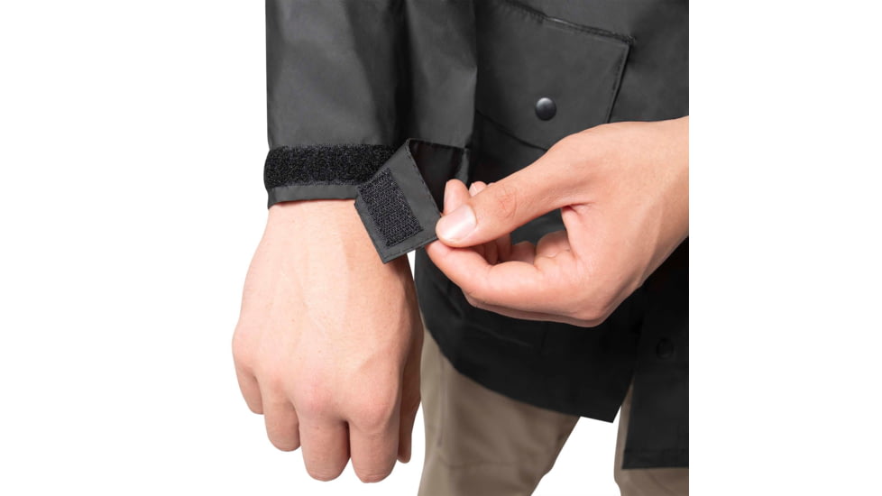 Rothco Security Nylon Rain Jacket - Mens, Black, 3XL, 2561-3XL