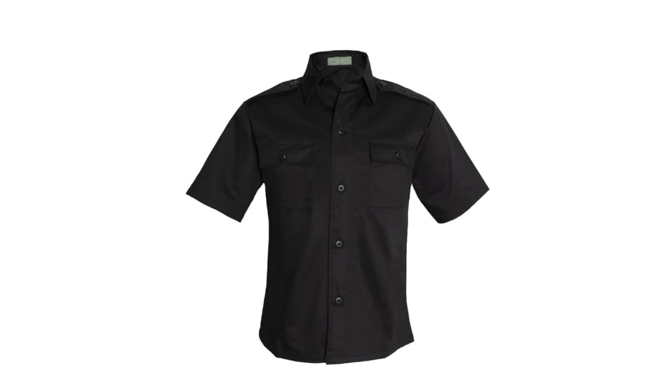 Rothco Short Sleeve Tactical Shirt - Mens, Black, 4XL, 30208-4XL