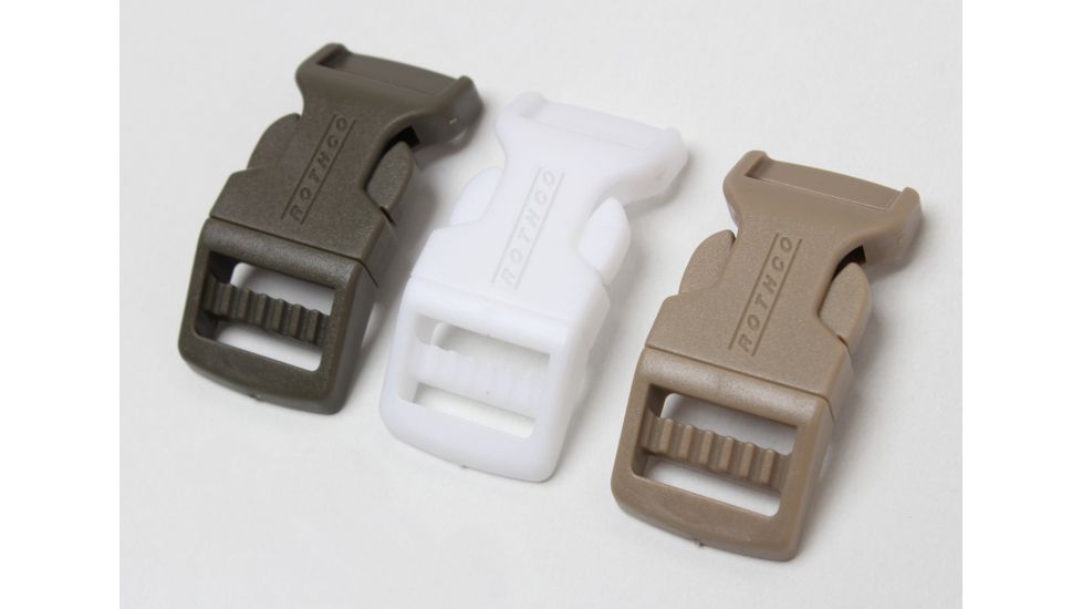 Rothco Side Release Buckle-5/8, White, 212-White