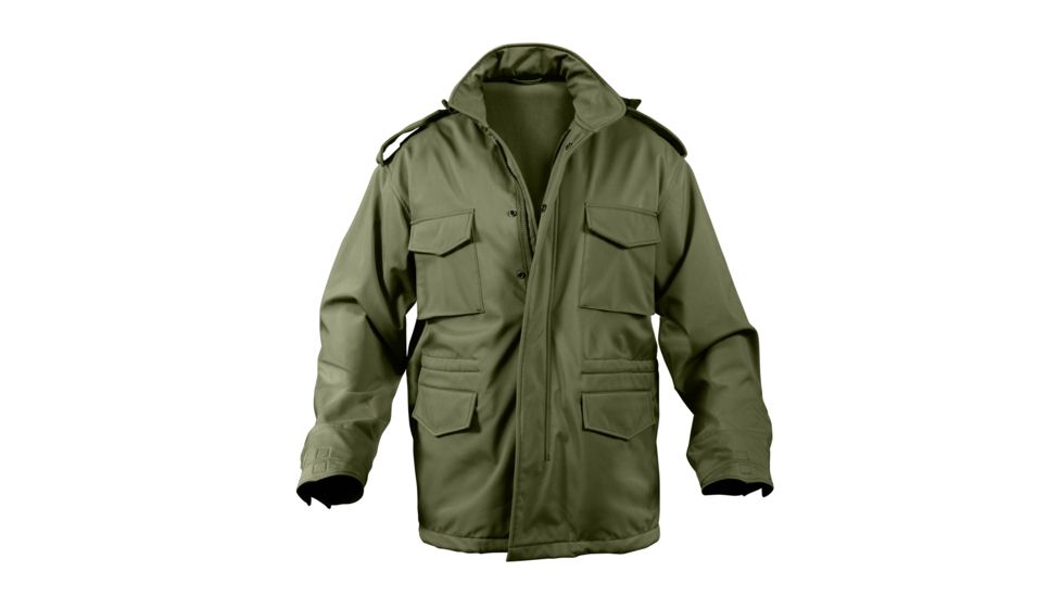 Rothco Soft Shell Tactical M-65 Field Jacket, Olive Drab, XL, 5744-OliveDrab-XL