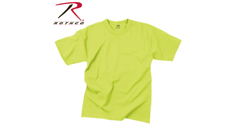 Rothco Solid Color Poly/Cotton Military T-Shirt, Black, M, 6670-Black-M