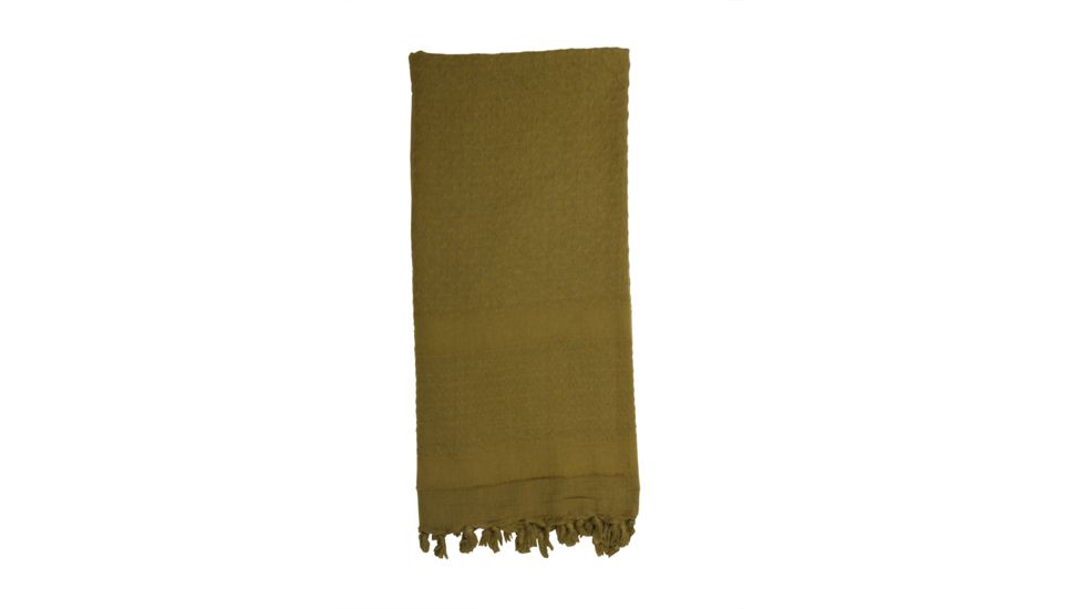 Rothco Solid Color Shemagh Tactical Desert Scarf, Olive Drab, 8637-OliveDrab