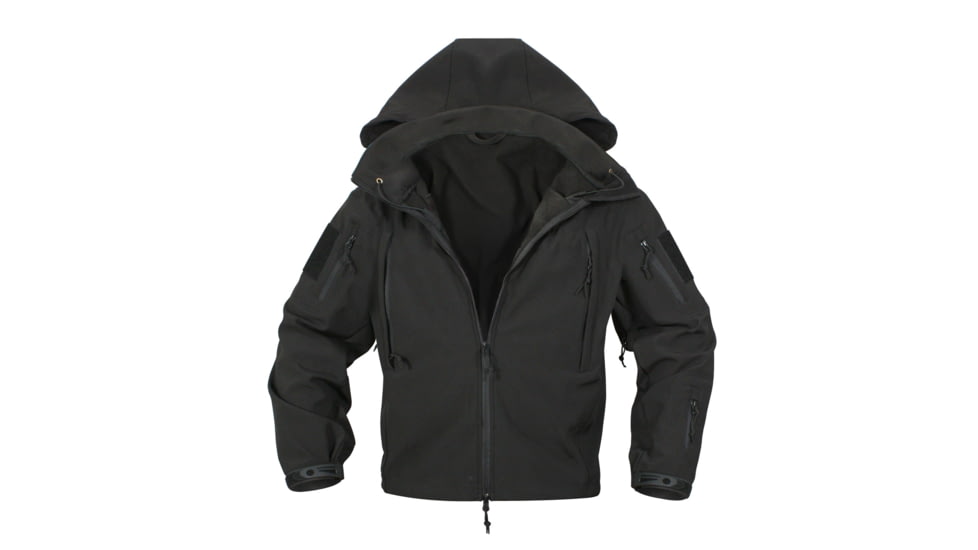 Rothco Special Ops Soft Shell Jacket - Mens, Black, Small, 9767-Black-S