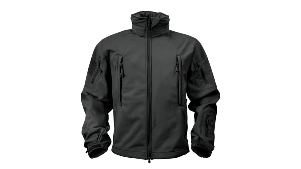 Rothco Special Ops Soft Shell Jacket - Mens, Black, Small, 9767-Black-S