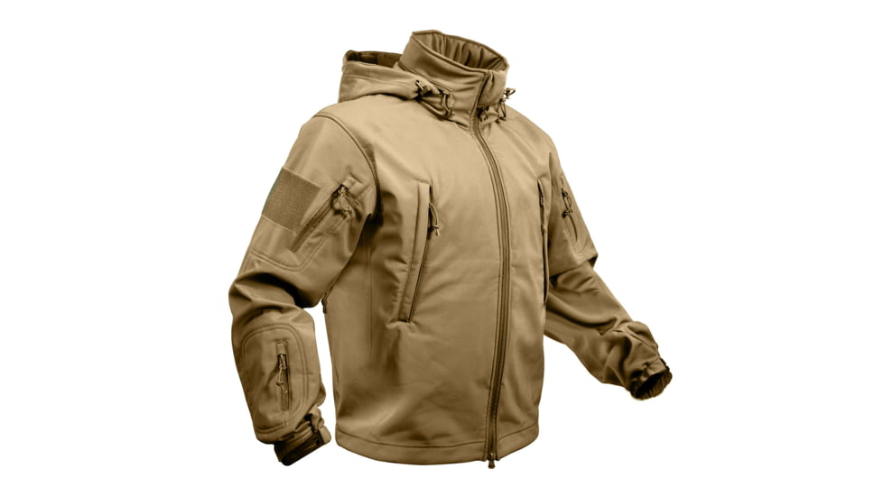 Rothco Special Ops Soft Shell Jacket - Mens, Coyote Brown, 3XL, 9869-CoyoteBrown-3XL