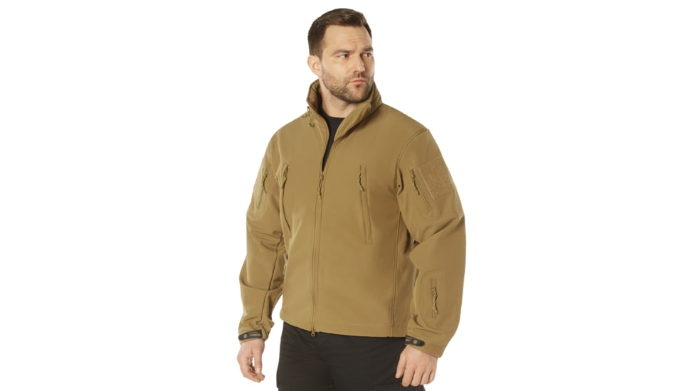Rothco Special Ops Soft Shell Jacket - Mens, Coyote Brown, 3XL, 9869-CoyoteBrown-3XL