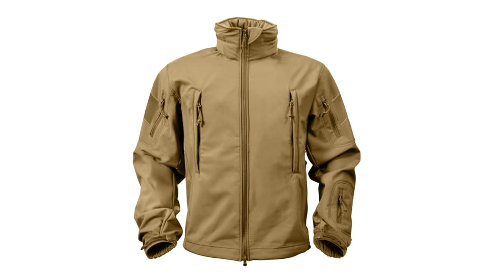 Rothco Special Ops Soft Shell Jacket - Mens, Coyote Brown, 3XL, 9869-CoyoteBrown-3XL