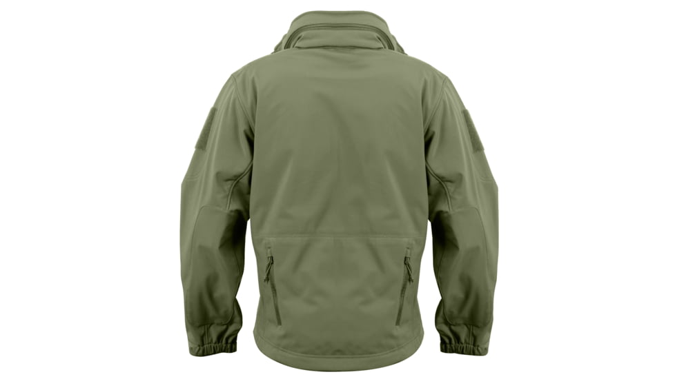 Rothco Special Ops Soft Shell Jacket - Men's, S, Camo, 12055-MidnightWoodlandCamo-S