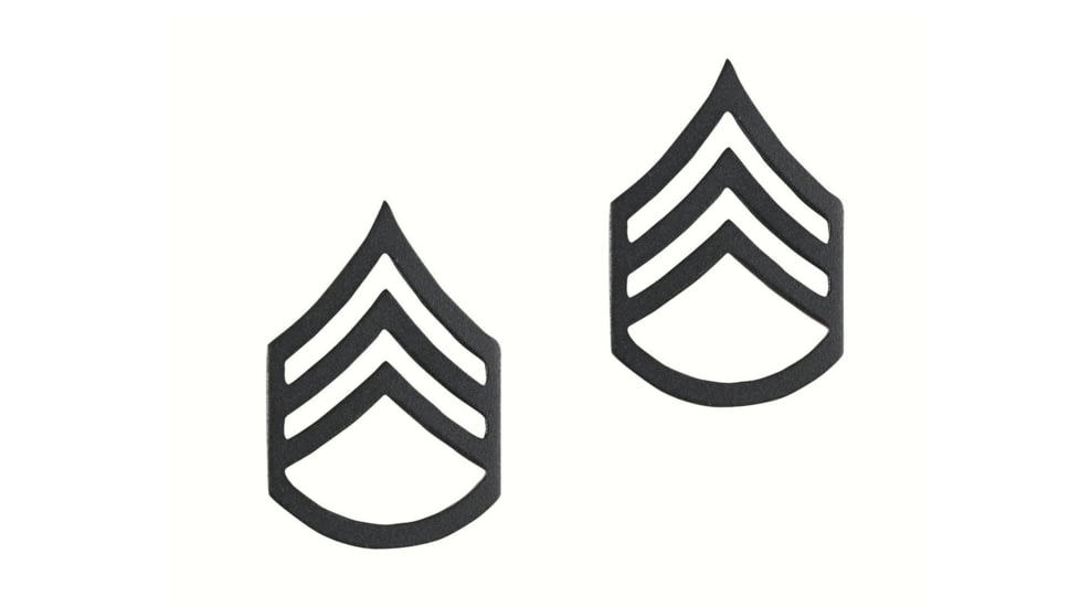 Rothco Staff Sergeant Polished Insignia, Subdued, 1604